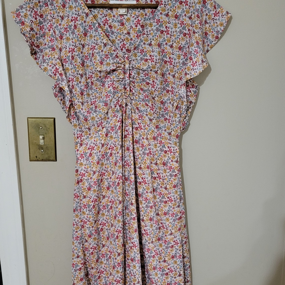 Monteau Floral Mini Dress - Multicolor